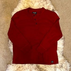Filson 100% Organic Cotton 3 Button Pullover